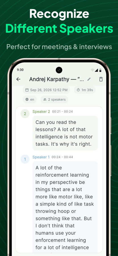 Speaker Diarization